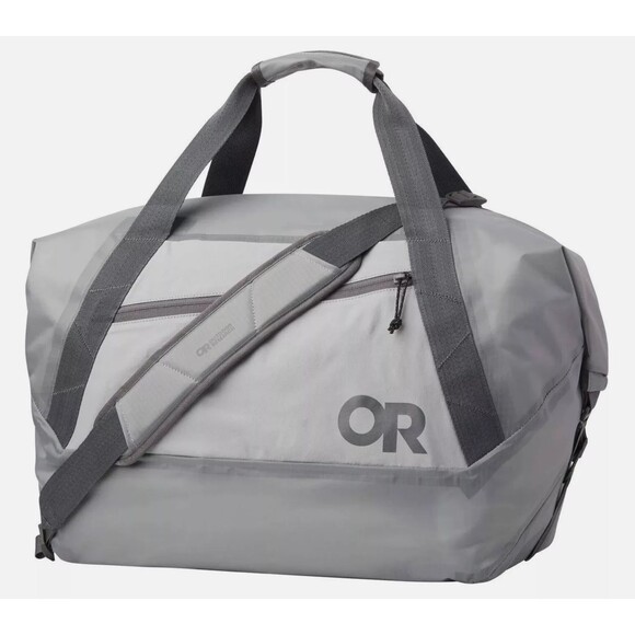 Outdoor Research OR CarryOut Dry Tote Bag 30L Gray Removable Strap Backpacking - Picture 1 of 12